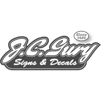 JC Gury Signs and Decals logo